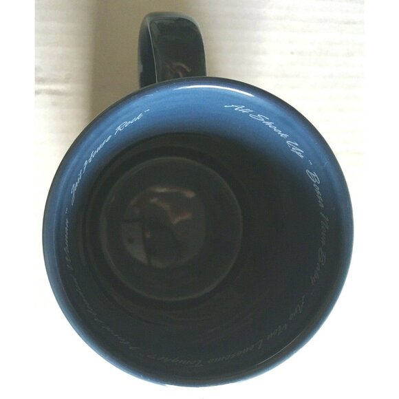 Elvis Presley Coffee Mug Vandor 2002 Registered Trademark Blue 16 Oz - Picture 5 of 6